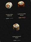 Sushi Shop menu