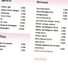 Farah Mahal menu