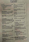 Track Three Espresso menu