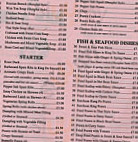 Red Sun Chinese menu