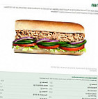 Subway menu