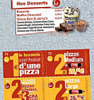 Pizza West menu