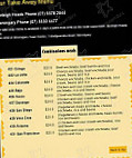 Montezuma's Mexican Restaurant Bar Worongary, Qld menu