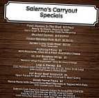 Salerno's menu