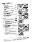 Kaow Thai menu