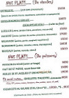 Pizzeria Le Mistral menu