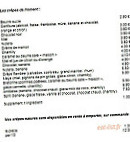 La Parenthese Gourmande menu