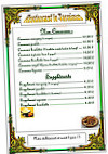 Le Terminus menu