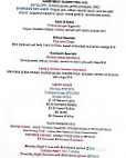 Abbey Burger menu