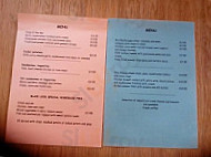 Black Lion menu