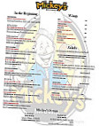 152 Grill menu