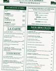 La Fabrique menu