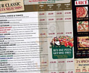 Luce Pizza And Kebab menu