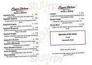 Sapori Italiani menu