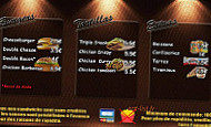 Street Burger menu