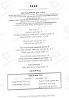 Hampton Wine Co. menu