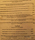 Railroad Diner menu