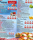 Paloma Pizza menu