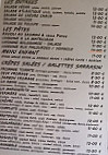 La Galetiere menu