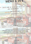 Le Grand Large menu