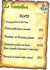 Le Castelbon menu