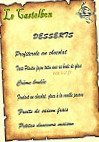 Le Castelbon menu