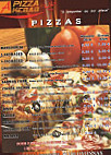 A Pizza Kebab menu