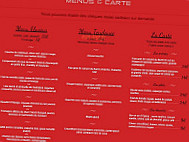 L'Esprit Cuisine menu