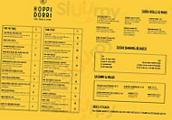 Hoppi Dorri menu