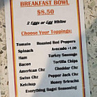 The Beanery menu