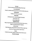 Trattoria Rustica menu