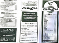 Pa Raffa's Italian menu