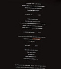 L'escapade menu