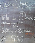 L'aquarelle menu