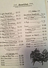 Country Cafe menu