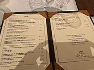 La Masía menu