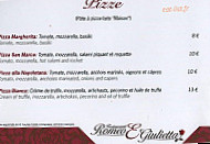 Romeo E Giulietta menu