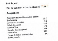 La Table De Domi menu