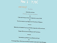 A L'abri Des Flots menu