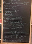 Francis Farm menu