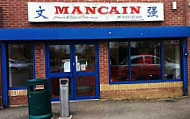 Mancain outside