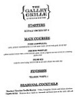 The Galley Grille menu