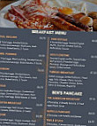 Ben Ollie's Breakfast menu