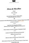 Château De Massillan menu