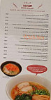 Sapporo Ramen menu