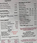 Tokyo Japanese Steak House menu