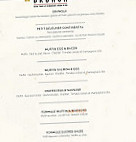 Moody Social Club menu