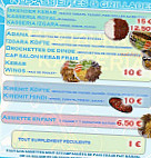 Le Kasseria menu