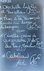 Cafe De La Place menu