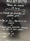 Nice art bistro menu